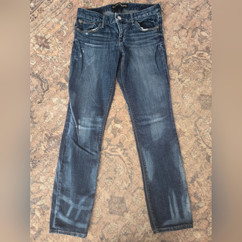 Express Stella Low Rise Ankle Skinny Jeans Size 6